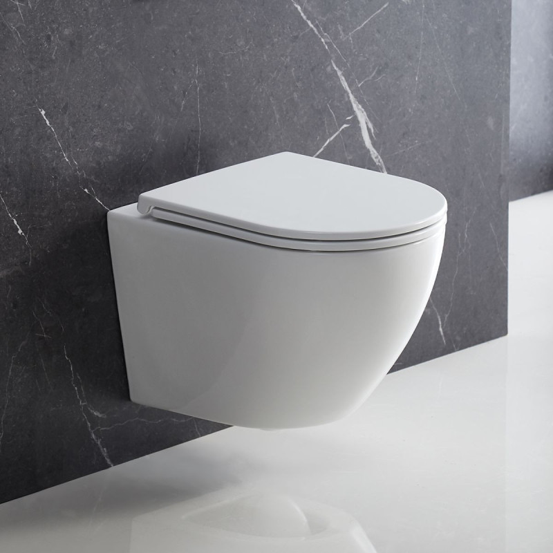 Zestaw WC Ottawa Biały 49x36,5 OTTAWAMWBP Omnires