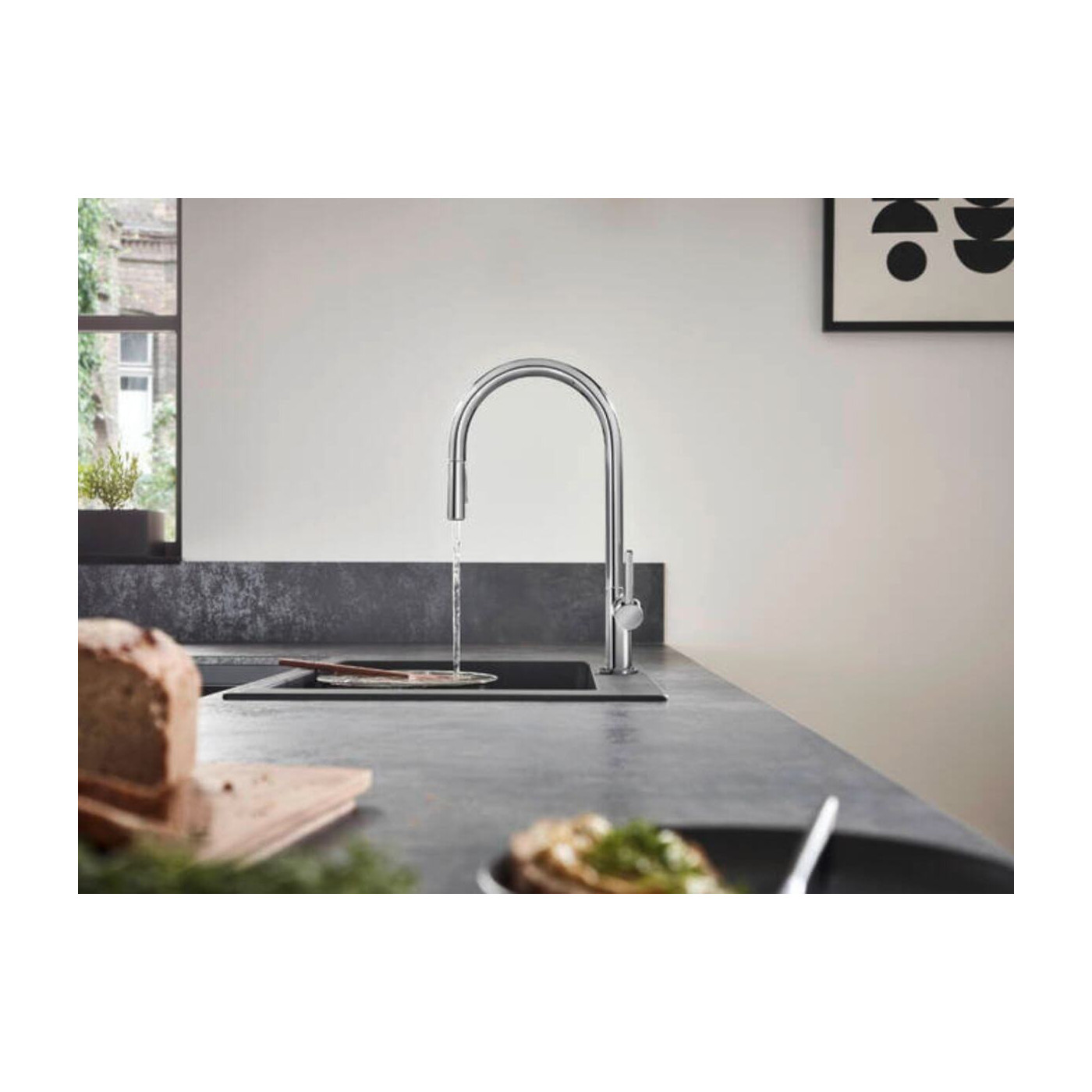 Jednouchwytowa Bateria Kuchenna Talis M54 210 Z Wyciąganą Wylewką 72801000 Hansgrohe