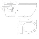 Zestaw WC Ottawa Comfort Biały Mat 54x36,5 OTTAWACMWBM Omnires