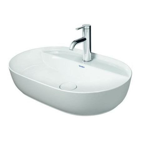Umywalka Luv 60x40 cm Nablatowa Owalna Biała 0380600000 Duravit
