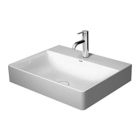 Umywalka DuraSquare 60x47 cm Nablatowa Prostokąt 2353600041 Duravit