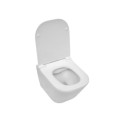 Miska WC Rimless Square Compacto Z Deską Wolnoopadającą Slim A34H473000 Roca
