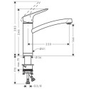 Jednouchwytowa Bateria Kuchenna Do Instalacji Przed Oknem Logis Chrom 71833000 Hansgrohe