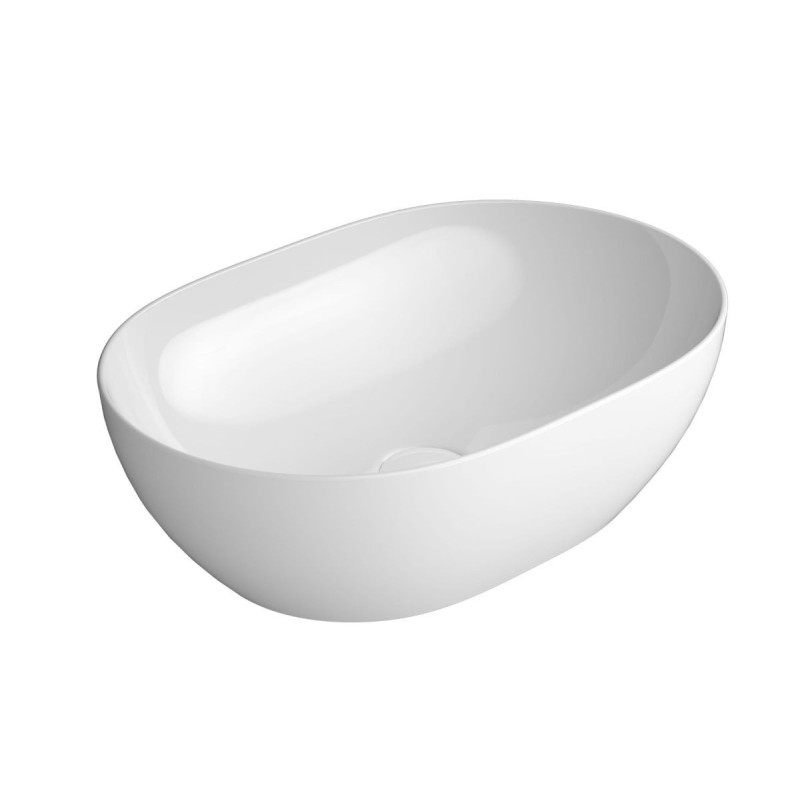 Umywalka Nablatowa Pura 50x35 Bianco Lucido 886011 GSI
