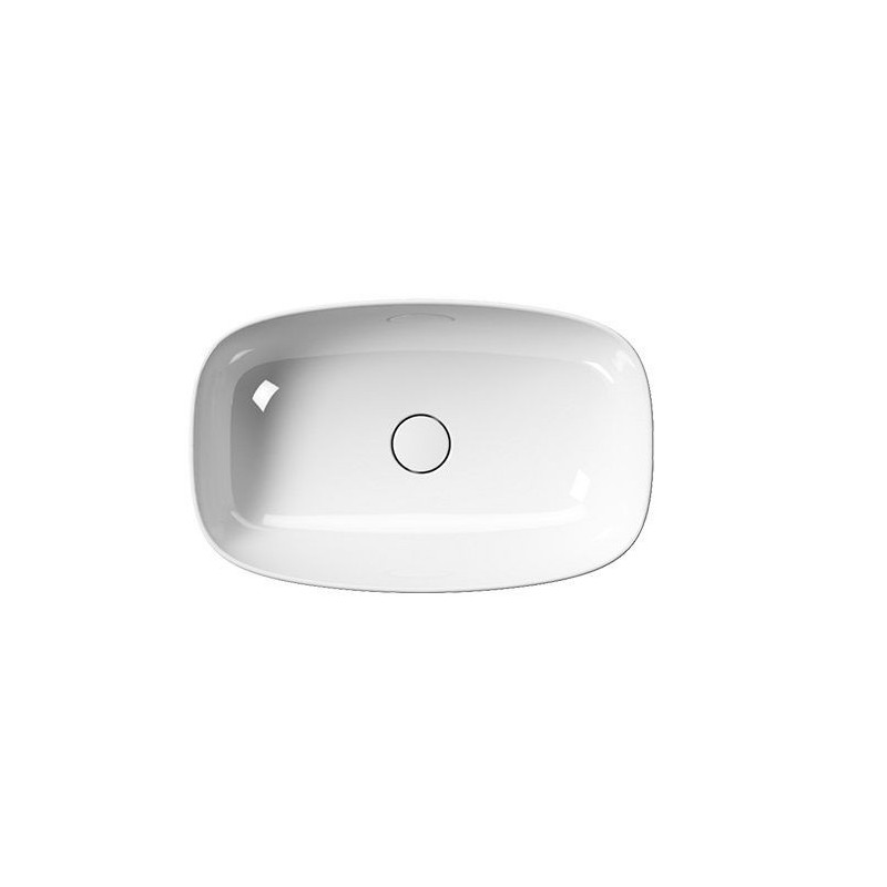 Umywalka Nablatowa Nubes 60x38 Bianco Lucido 978311 GSI