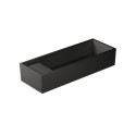 Umywalka Nablatowa Next Narrow 100x37 Nero Mat 7505NEMT Galassia