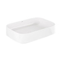Umywalka Ceramiczna Nablatowa Prostokątna 60X40 Resa Biały 58CW4043 Kludi