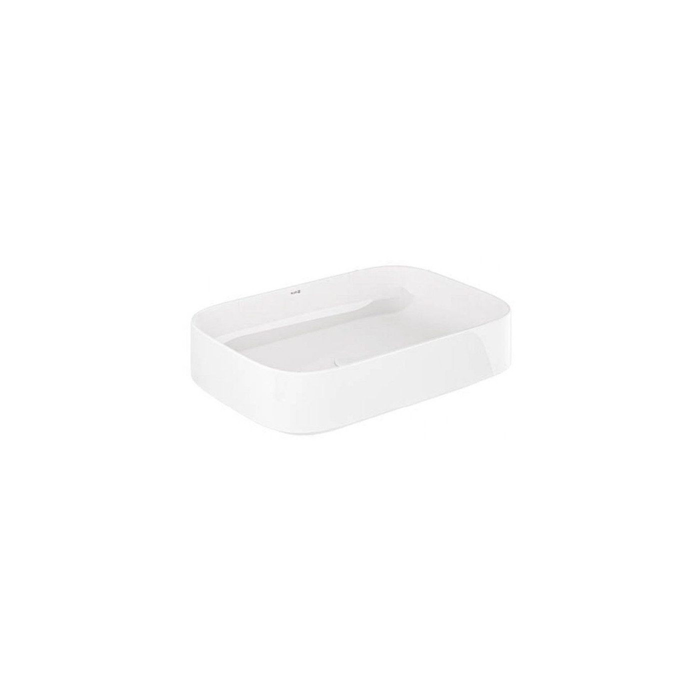 Umywalka Ceramiczna Nablatowa Prostokątna 60X40 Resa Biały 58CW4043 Kludi
