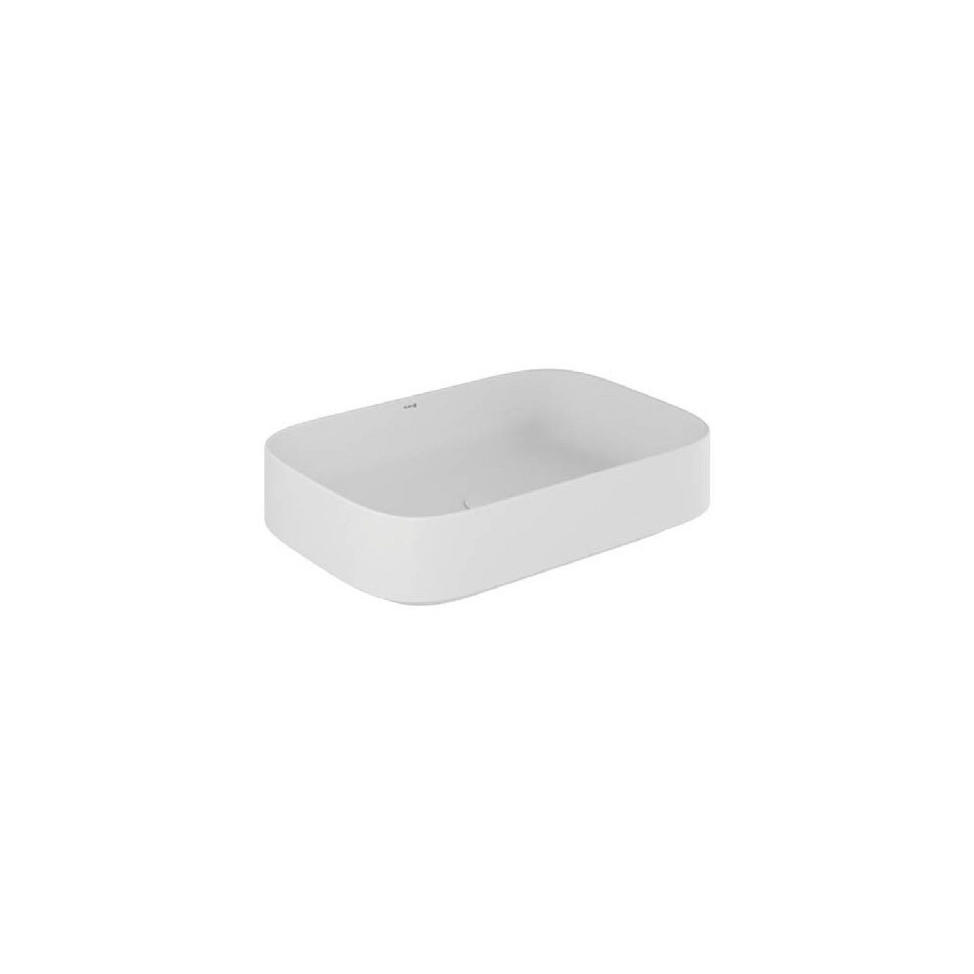 Umywalka Ceramiczna Nablatowa Prostokątna 60X40 Resa Biały Mat 58CW4053 Kludi
