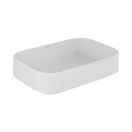 Umywalka Ceramiczna Nablatowa Prostokątna 60X40 Resa Biały Mat 58CW4053 Kludi