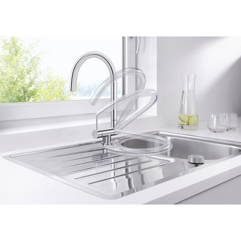 Bateria Kuchenna Do Montażu Przed Oknem Coressa F Chrom 521544 Blanco