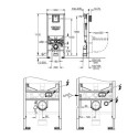 Zestaw Toaleta Myjąca Sensia Pro 36508SH0 + Stelaż Rapid SLX 39598000 + Zestaw Do Spłukiwania Automatycznego 46944001 Grohe