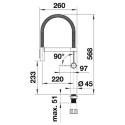 Bateria Kuchenna Elektroniczna Culina-S II Sensor PVD Steel 527462 Blanco