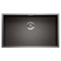 Zlewozmywak Stalowy Zerox 700-U Dark Steel 526244 Blanco