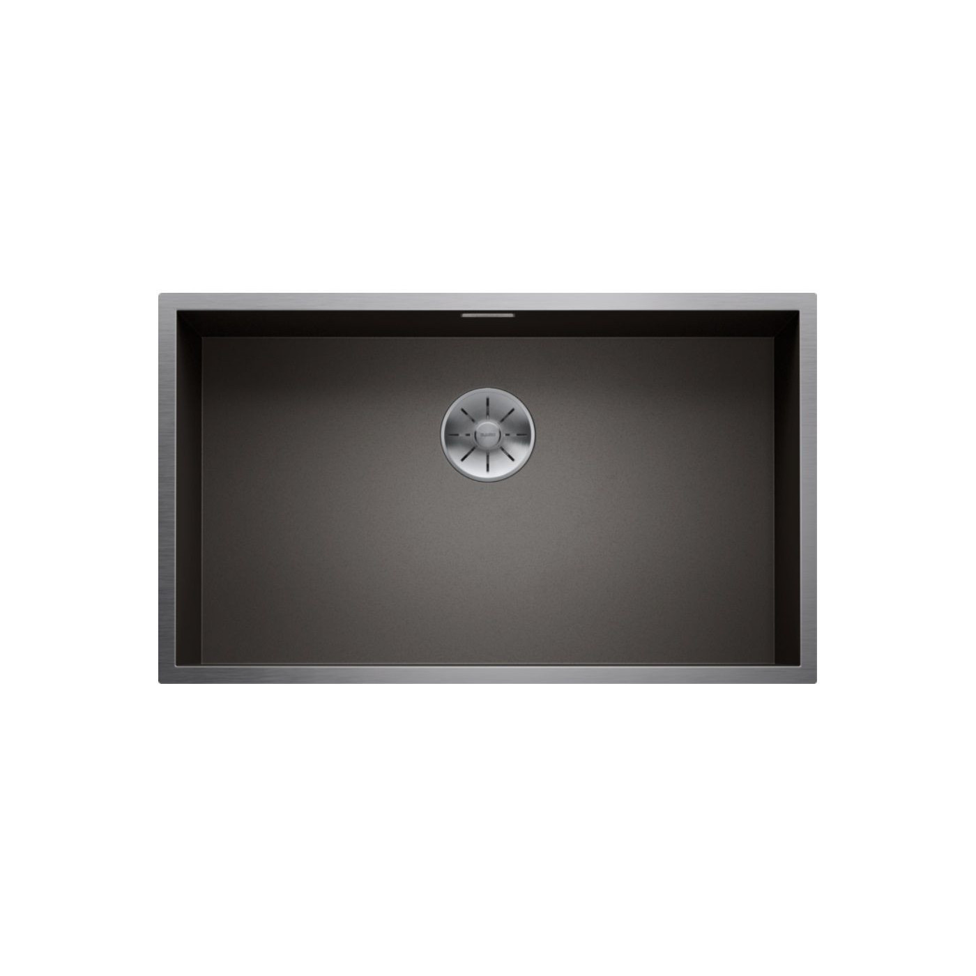 Zlewozmywak Stalowy Zerox 700-U Dark Steel 526244 Blanco