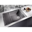 Zlewozmywak Kompozytowy Elon XL 6 S-F Czarny 525884 Blanco