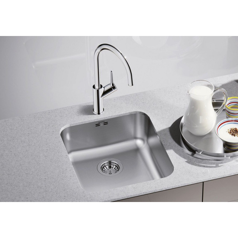 Zlewozmywak Stalowy Supra 450 Stal 518203 Blanco