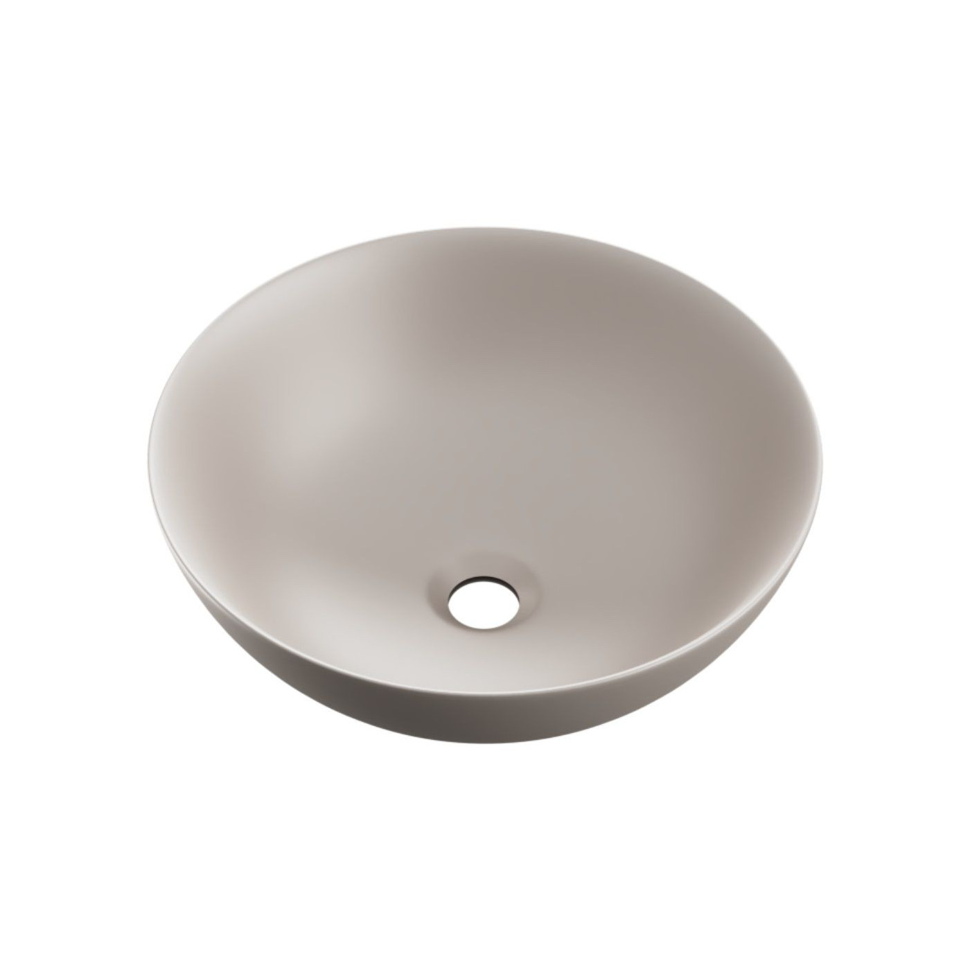 Umywalka Nablatowa 40 cm Okrągła Luqa Cappucino Mat CEAC.6401.400.CAM Excellent