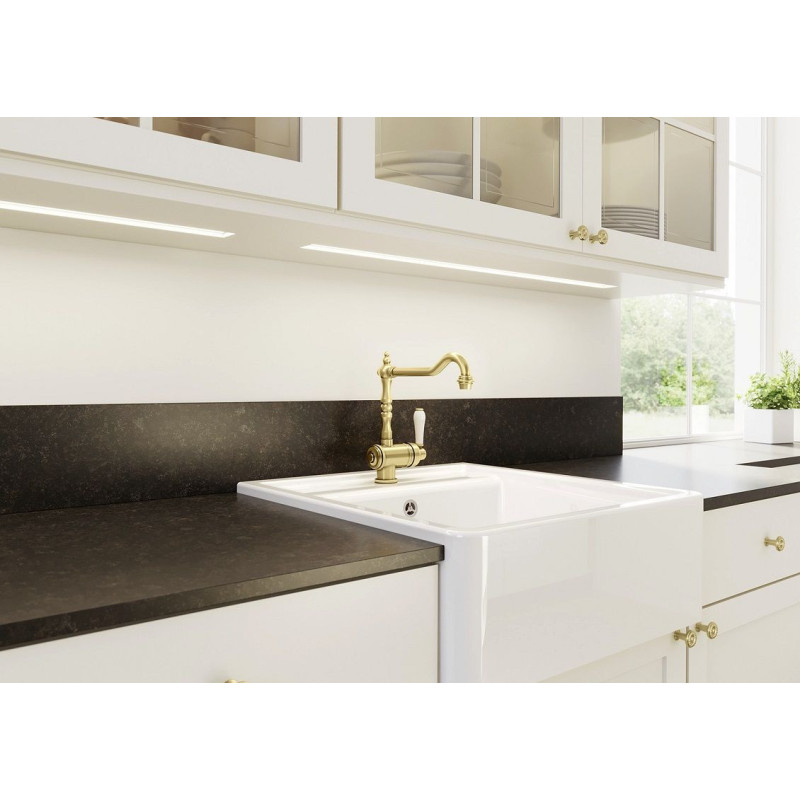 Bateria Kuchenna Tradon Satin Gold 526688 Blanco