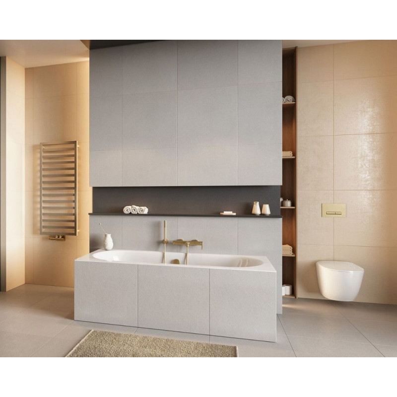 Miska WC 48 cm Wisząca Bezrantowa Z Systemem Spłukiwania Spin 360 Luqa Biały Mat CEAC.6403.480.WHM Excellent