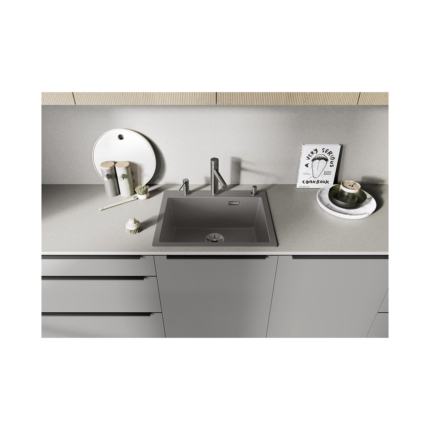 Bateria Kuchenna Alta-S II PVD Steel 527544 Blanco