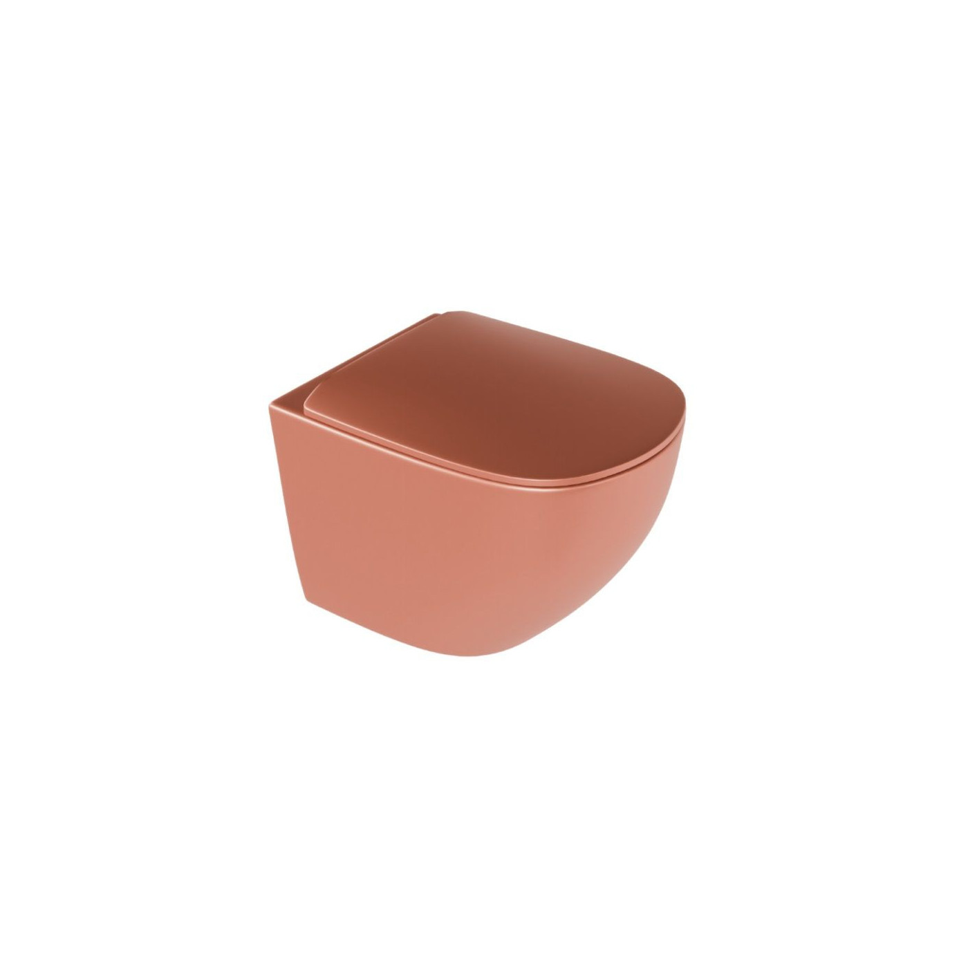 Deska Sedesowa Wolnoopadająca Luqa Terracotta Mat CEAC.6405.480.TEM Excellent