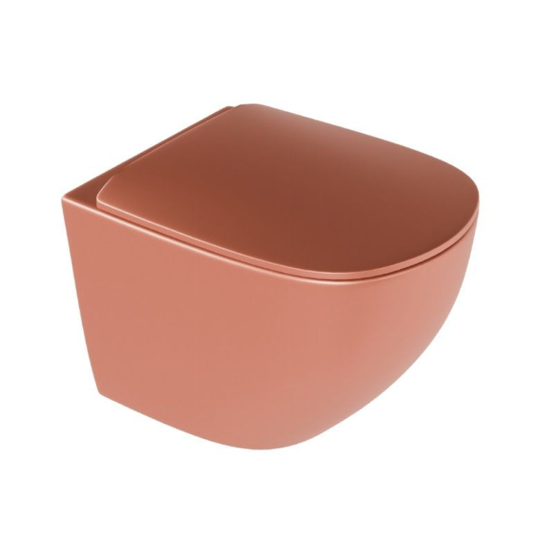 Deska Sedesowa Wolnoopadająca Luqa Terracotta Mat CEAC.6405.480.TEM Excellent