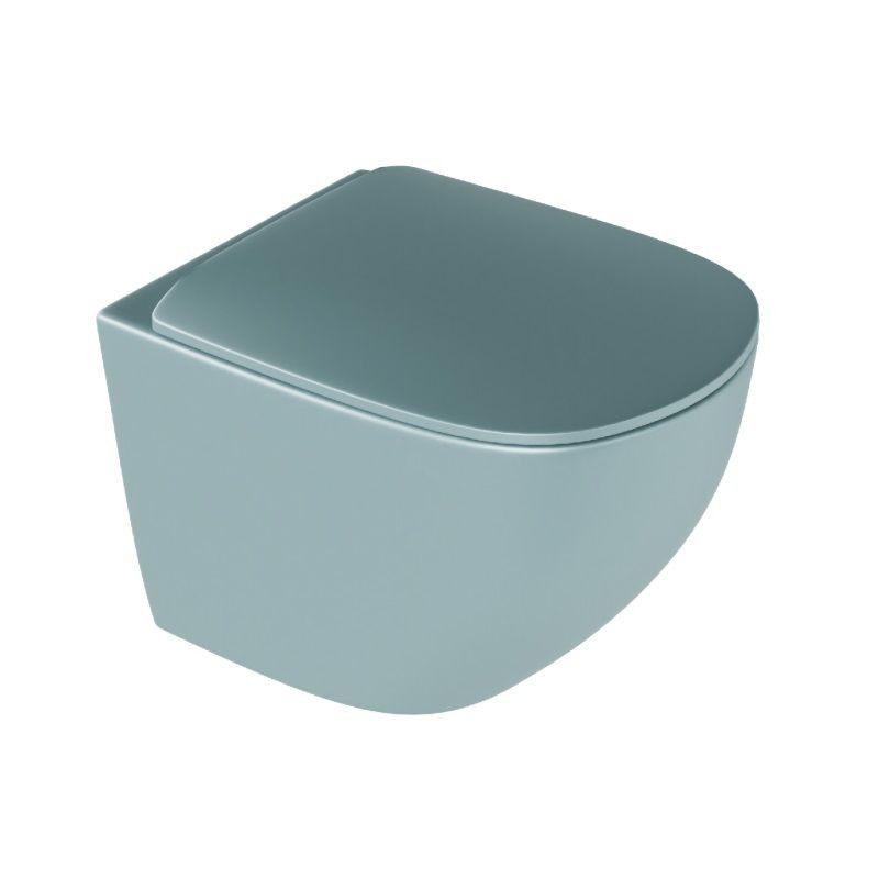 Deska Sedesowa Wolnoopadająca Luqa Mint Blue Mat CEAC.6405.480.MBM Excellent