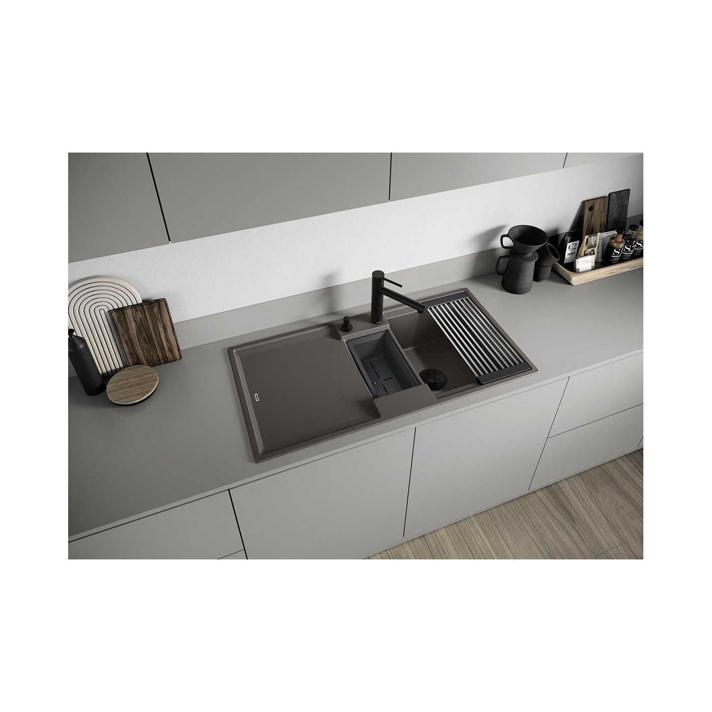 Bateria Kuchenna Alta-S II Czarny Mat 527553 Blanco