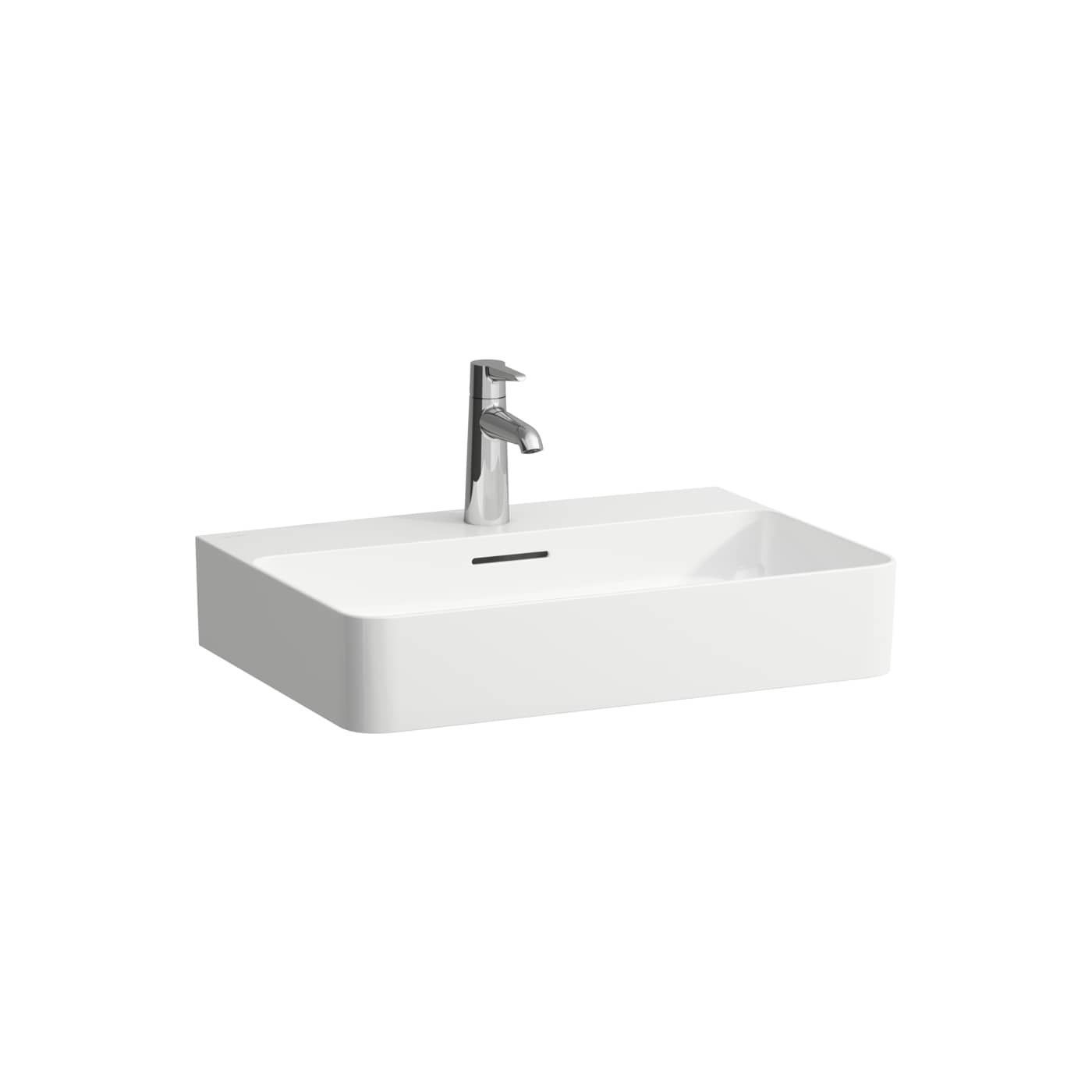 Umywalka Ścienna 600x420 mm Z Powłoką LCC Val Biały H8102834001041 Laufen