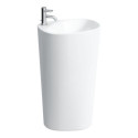 Monolityczna Umywalka Przyścienna 525x435x900 mm Z 1 Otworem Na Baterię Palomba Biały H8118040001041 Laufen