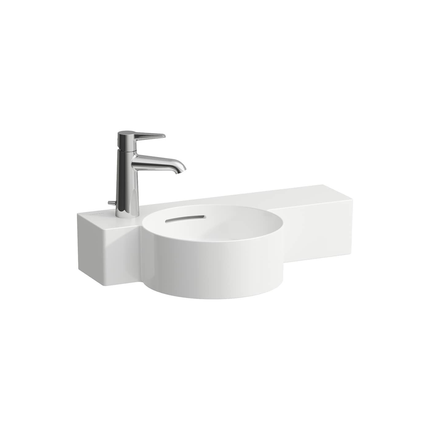 Umywalka Ścienna 550x315 mm Z Otworem Na Baterię Po Lewej Stronie Val Biały H8152830001051 Laufen