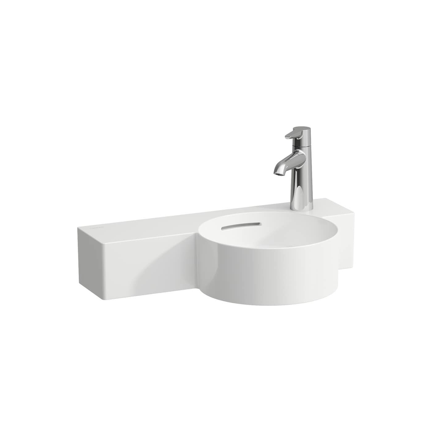 Umywalka Ścienna 550x315 mm Z Otworem Na Baterię Po Prawej Stronie Val Biały H8152840001061 Laufen