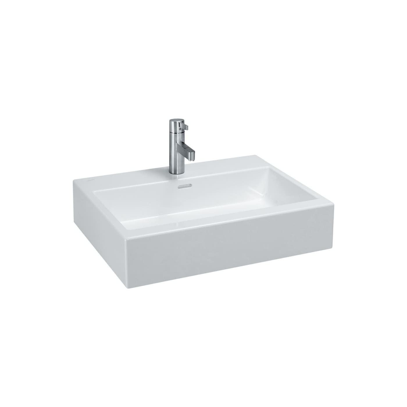 Umywalka Ścienna 600x460 mm Z Otworem Na Baterię Na Środku Living City Biały H8174330001041 Laufen