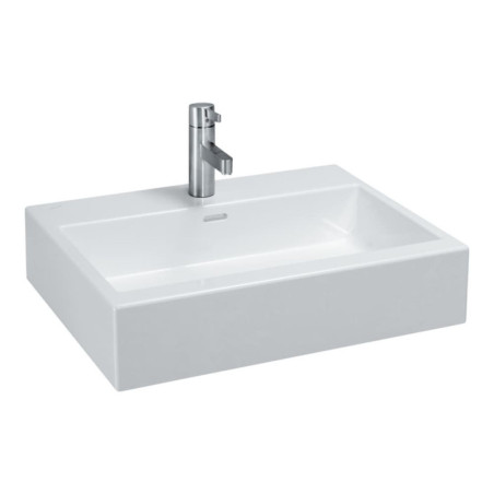 Umywalka Ścienna 600x460 mm Z Otworem Na Baterię Na Środku Living City Biały H8174330001041 Laufen