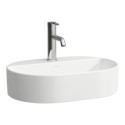 Umywalka Nablatowa Owalna Z Półką Na Baterię 550x380 mm Savoy Biały H8129450001041 Laufen