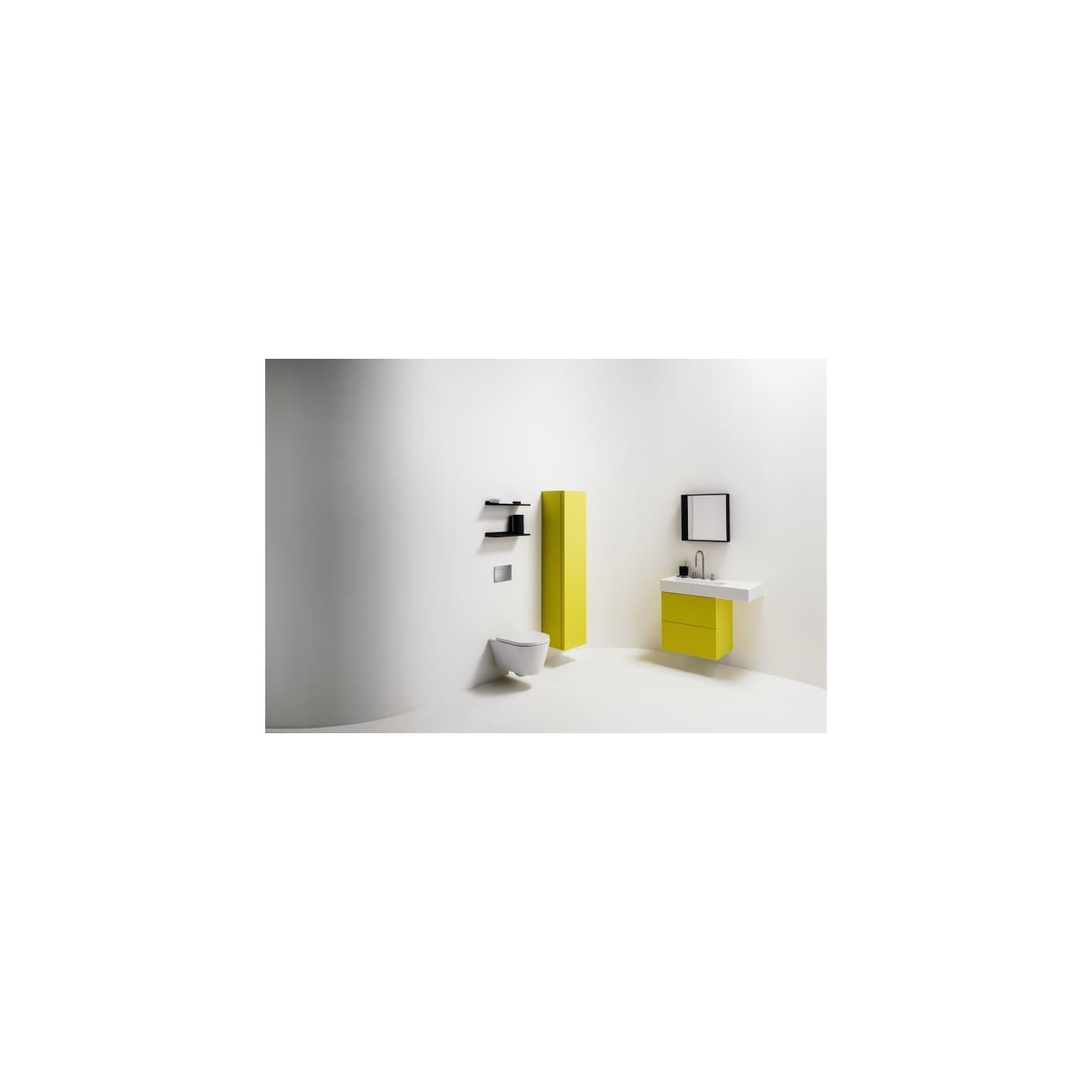 Miska WC Podwieszana Rimless 545x370 mm Kartell Biały Mat H8203377570001 Laufen