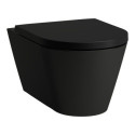 Miska WC Podwieszana Rimless 545x370 mm Kartell Czarny Mat H8203377160001 Laufen
