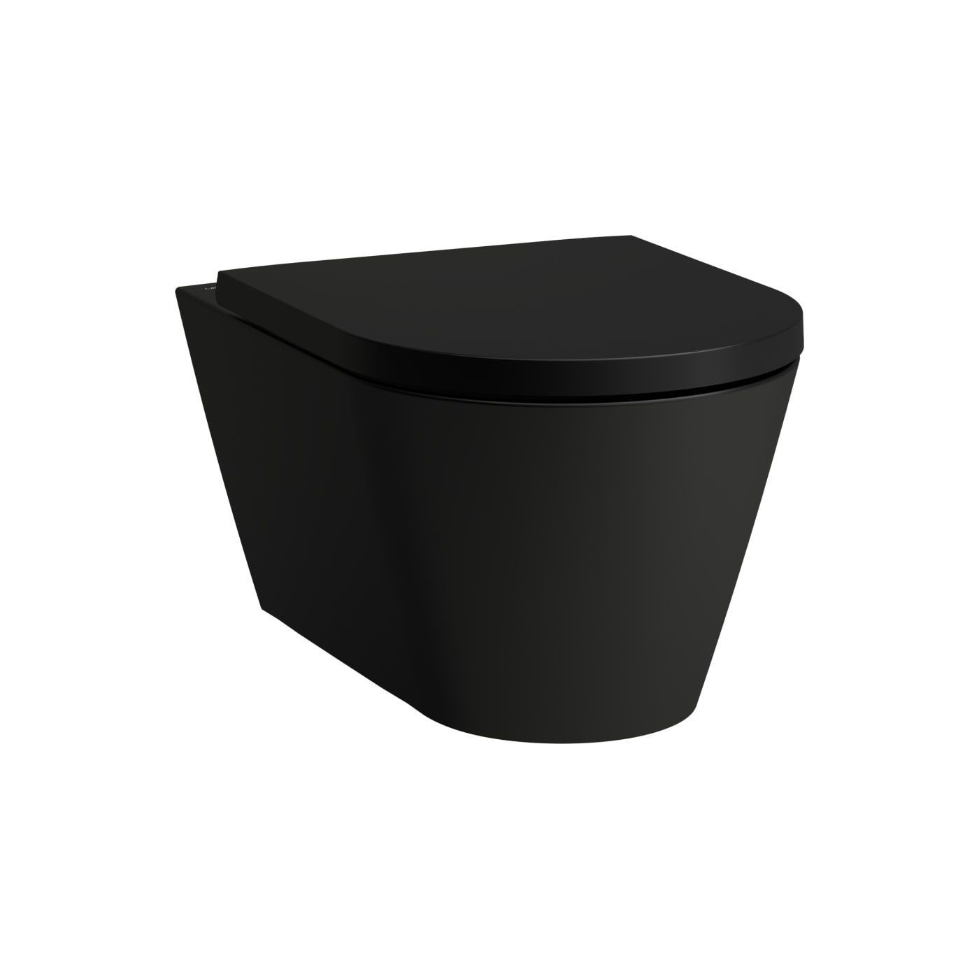 Miska WC Podwieszana Rimless 545x370 mm Kartell Czarny Mat H8203377160001 Laufen