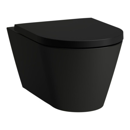 Miska WC Podwieszana Rimless 545x370 mm Kartell Czarny Mat H8203377160001 Laufen