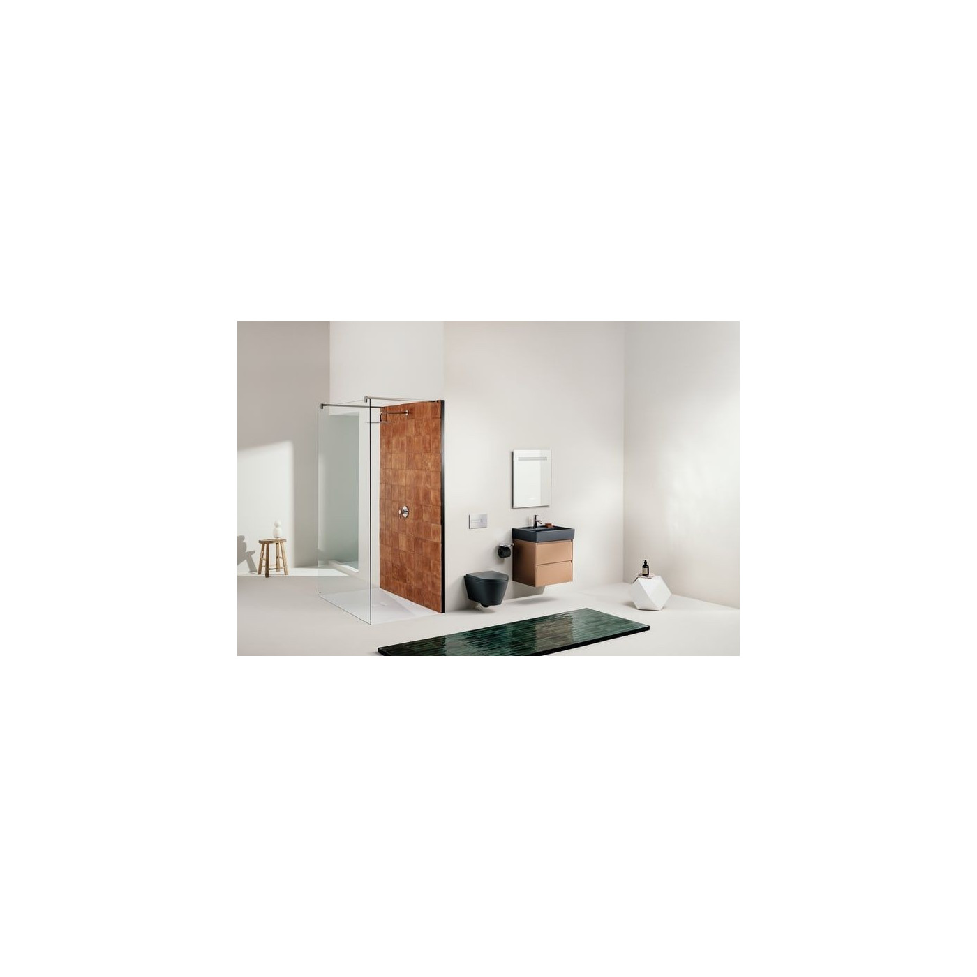 Miska WC Podwieszana Rimless 545x370 mm Kartell Czarny Mat H8203377160001 Laufen