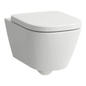 Zestaw 3w1 Miska WC Podwieszana Silent Flush 540x360 mm + Deska WC Wolnoopadająca + Mata Meda Biały H8661100000001 Laufen