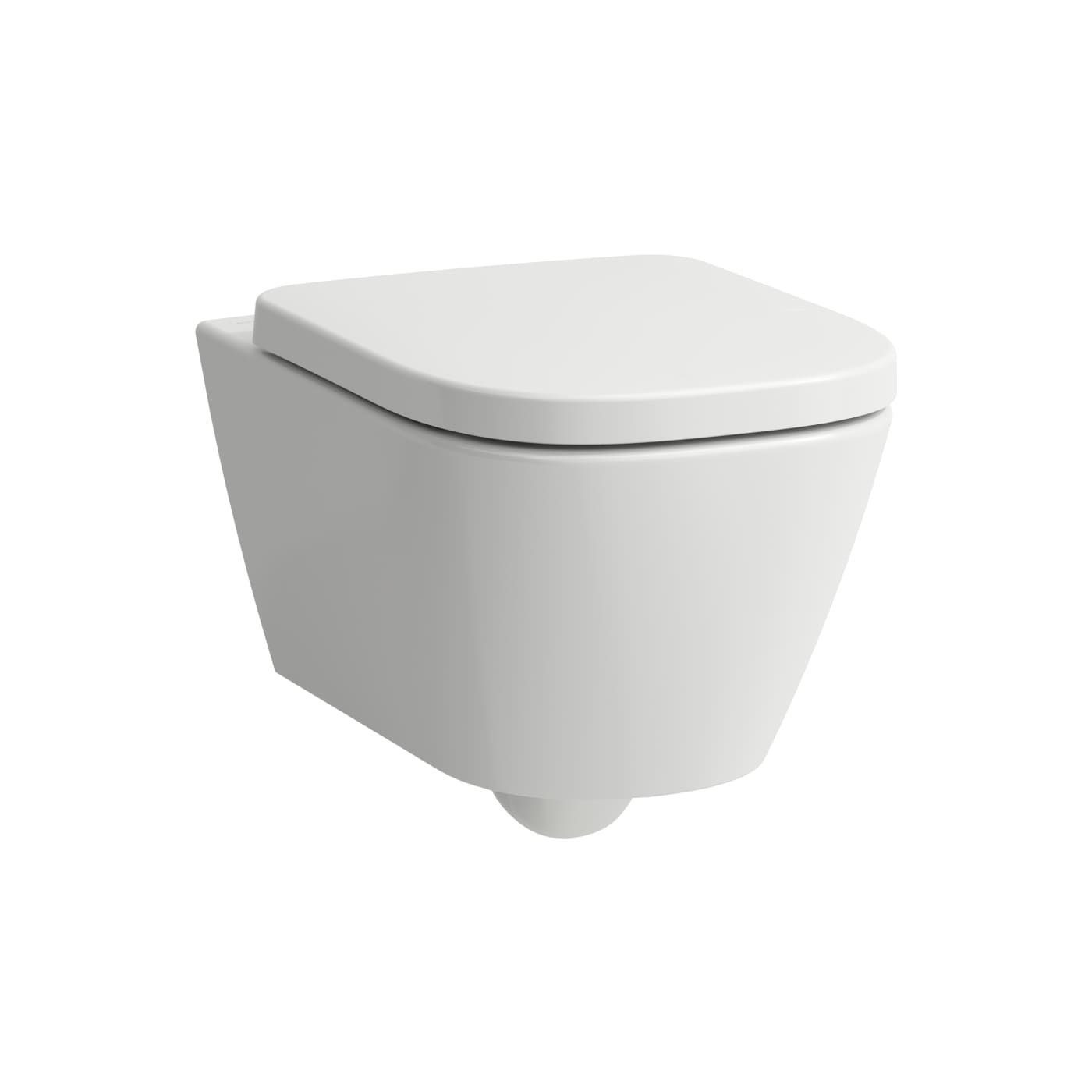 Zestaw 3w1 Miska WC Podwieszana Silent Flush 540x360 mm + Deska WC Wolnoopadająca + Mata Meda Biały H8661100000001 Laufen