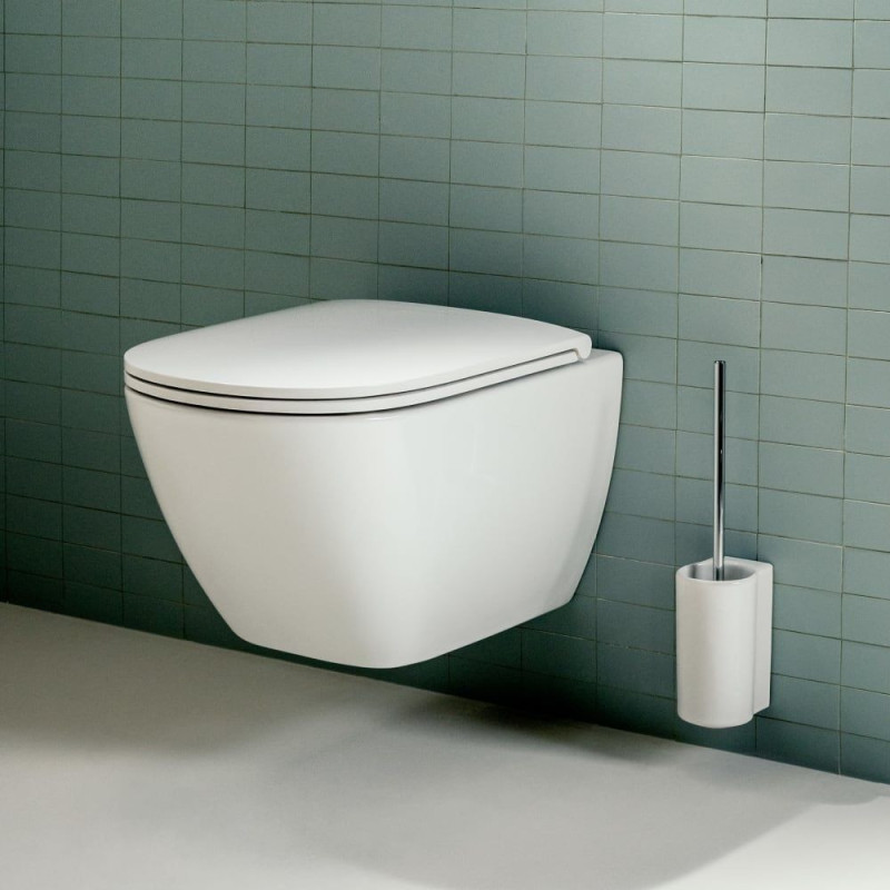Miska WC Podwieszana Advanced Rimless Compacto 490x360 mm Lua Biały H8200830000001 Laufen