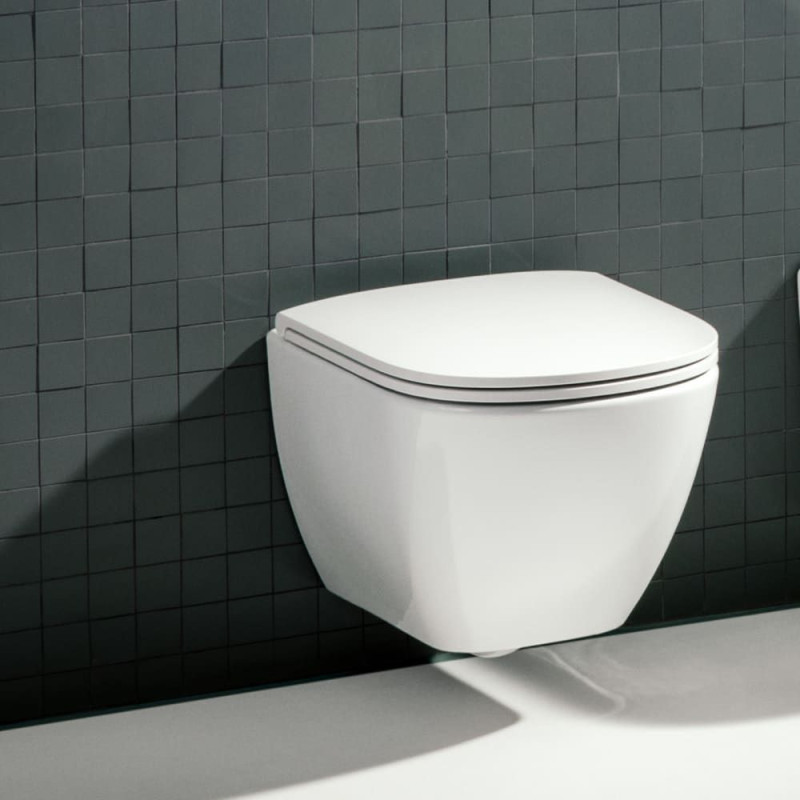 Miska WC Podwieszana Advanced Rimless 520x360 mm Lua Biały H8200800000001 Laufen
