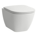 Miska WC Podwieszana Advanced Rimless Z Powłoką LCC 520x360 mm Lua Biały H8200804000001 Laufen