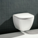 Miska WC Podwieszana Advanced Rimless Z Powłoką LCC 520x360 mm Lua Biały H8200804000001 Laufen