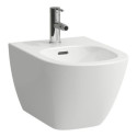 Bidet Podwieszany Advanced 520x360 mm Z Otworem Na Baterię Na Środku Z Otworem Przelewowym Lua Biały H8300810003021 Laufen