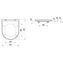Deska WC Wolnoopadająca Kartell Biały H8913337160001 Laufen