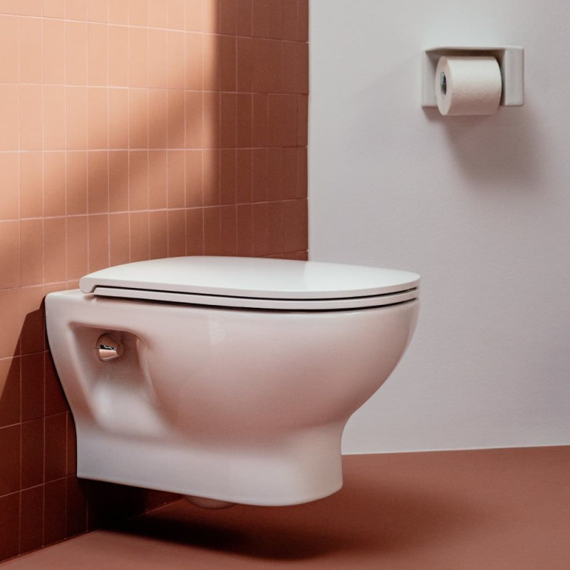 Deska WC Wolnoopadająca Slim Lua Biały H8910830000001 Laufen